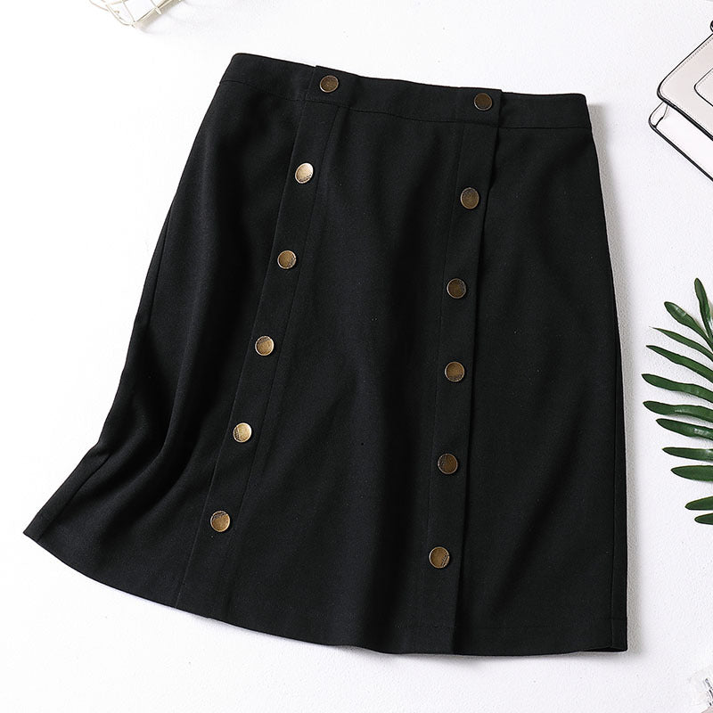 Kimberlynn Plus Size Black Skirt