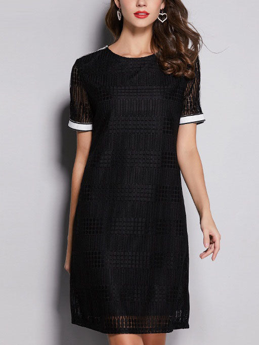 Shiva Lace Shift S/S Dress