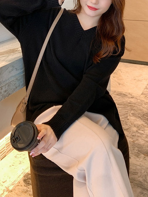 Leeanne Plus Size Loose Knit Sweater