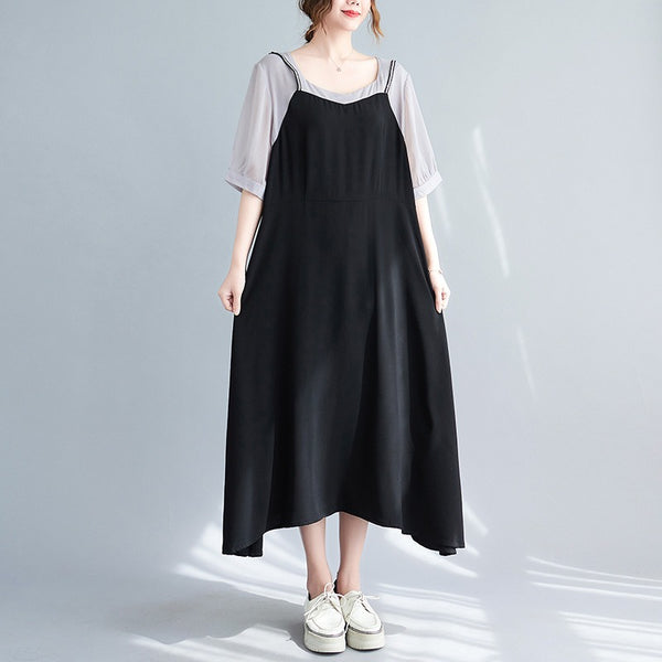 Plus Size Korean Midi Dress (EXTRA BIG SIZE)
