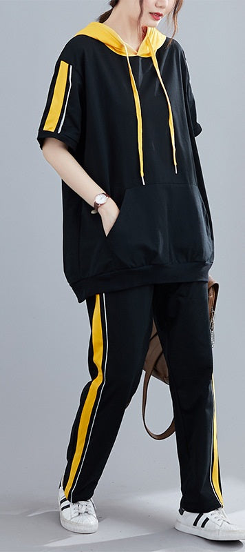 Darra Plus Size Hoodie Short Sleeve Top And Track Pants Set (EXTRA BIG –  Pluspreorder