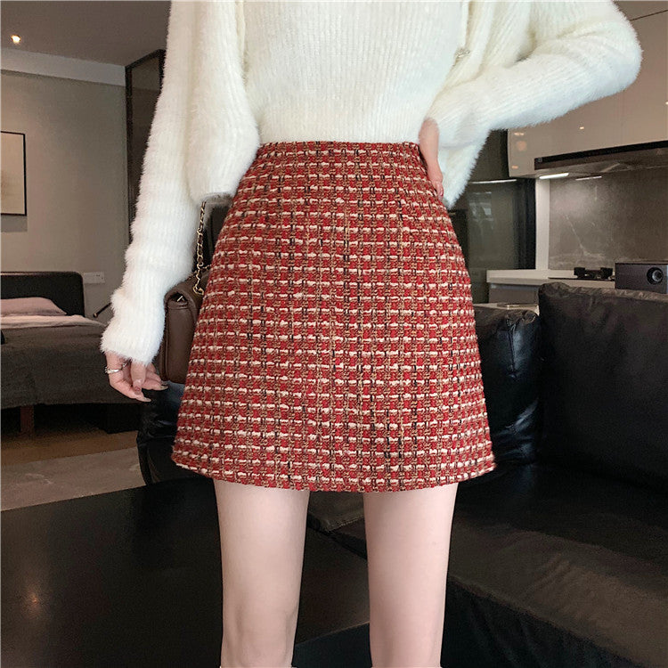 Tweed skirt xl top