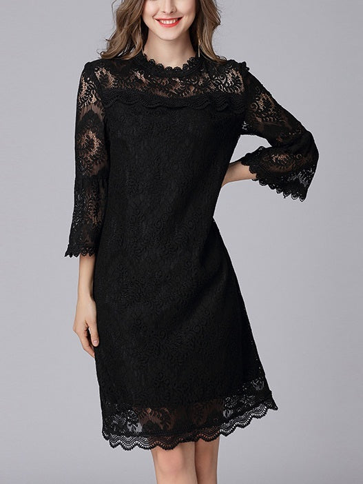 Kay Bell Sleeve Lace Dress