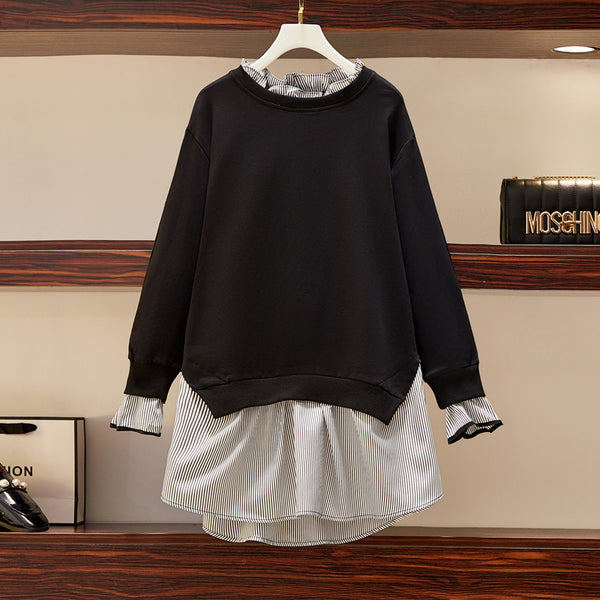 Leena Plus Size Tunic Long Sleeve Top