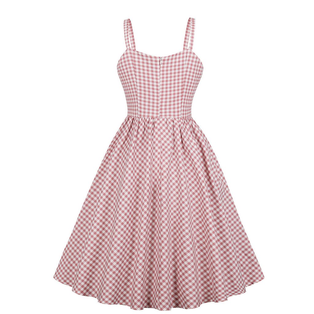 strapless open back dress Pink Party