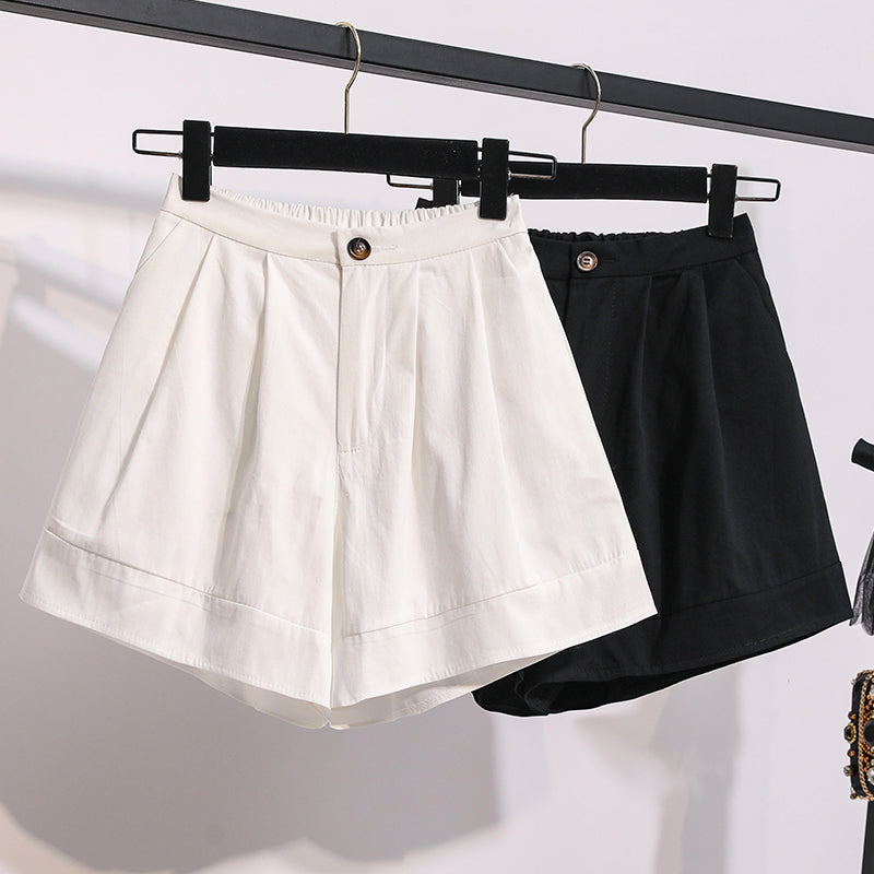 White linen on sale shorts plus size