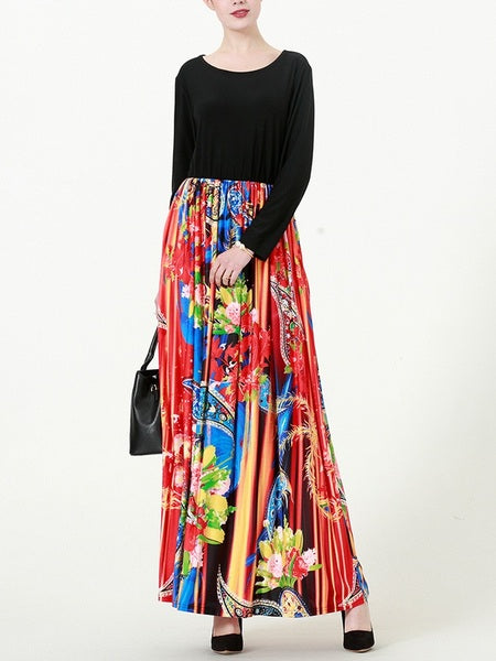 S-6XL) Kimber Black Myriad Maxi Dress – Pluspreorder