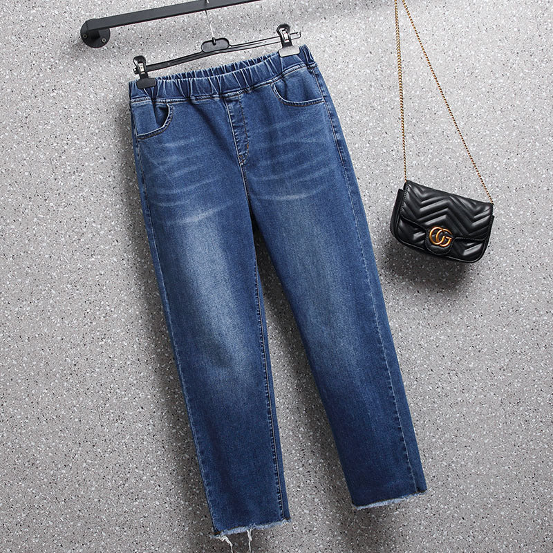 Plus Size Capri Denim Jeggings