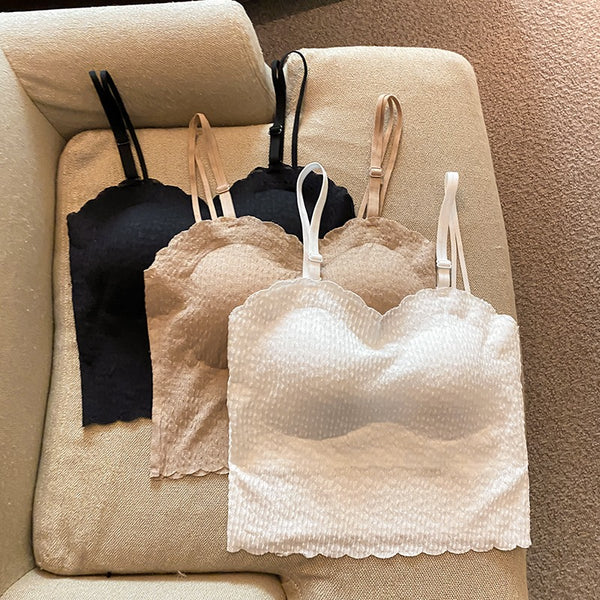 Plus Size Scallop Bralette Top