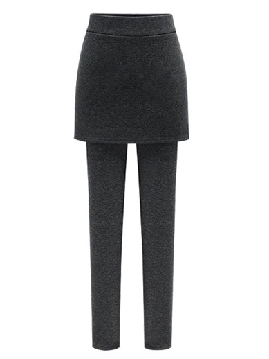 Daryl Fleece Winter Skirt-Tights