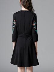 Shoshanna Black Lace V Neck Wrap Neckline Floral Embroidery Mid Sleeve Pluspreorder Shoshanna Black Lace V Neck Wrap Neckline Floral Embroidery Mid Sleeve Pluspreorder