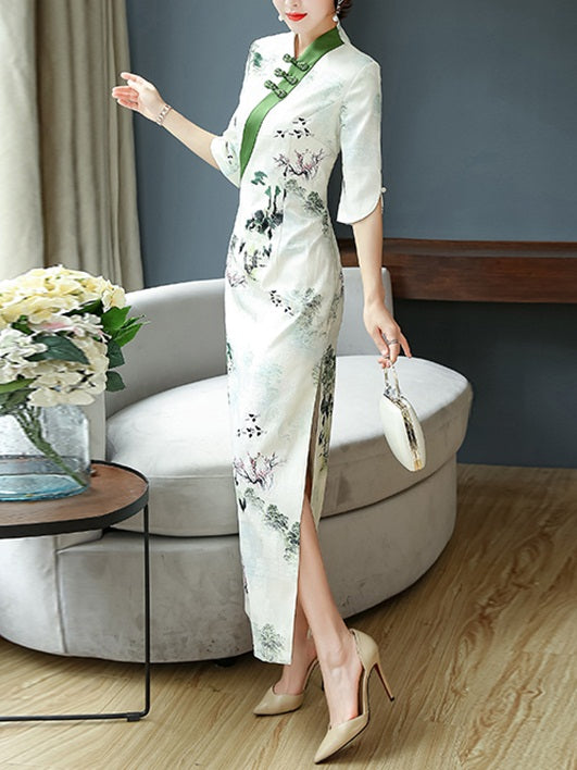 Japanese cheongsam dress on sale