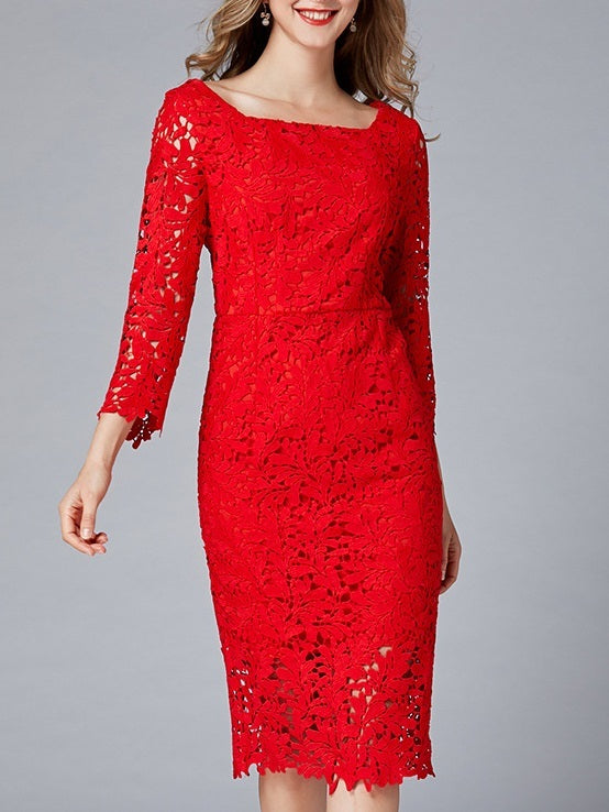 Michell Plus Size Red Square Neck Crochet Lace Plus Size Cocktail Dres Pluspreorder Michell Plus Size Red Square Neck Crochet Lace Plus Size Cocktail Dres Pluspreorder