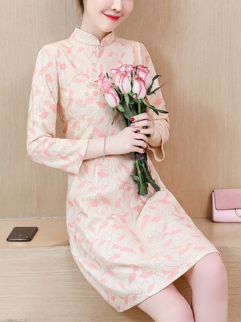 Milla Lace Plus Size Cheongsam Qipao Dress