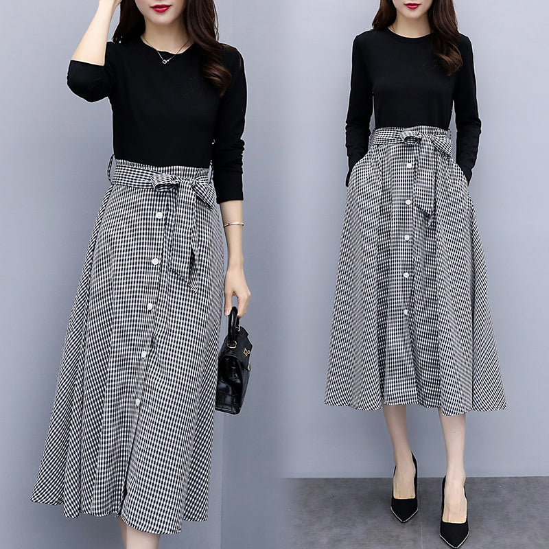 Kerri Plus Size Long Sleeve Midi Dress