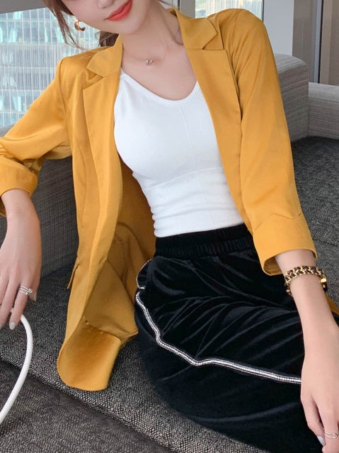 Kristie Plus Size 3/4 Sleeve Blazer