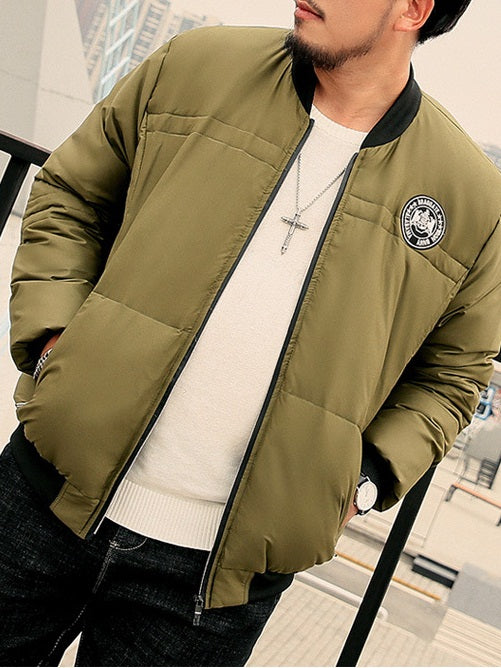 Mens sales khaki bomber