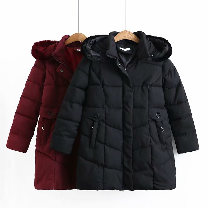 Kyrah Plus Size Thick Padded Tunic Long Winter Jacket