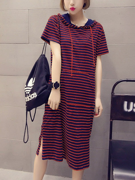 Girls red t shirt dress shop
