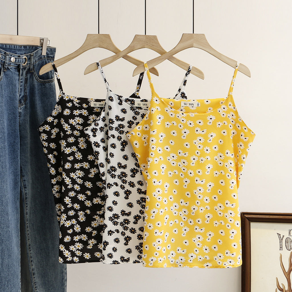 Khadejah Plus Size Daisy Floral Camisole Top