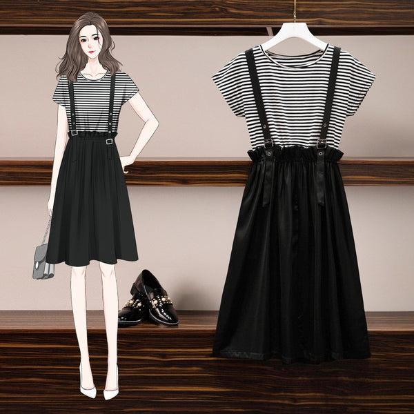 Hilde Plus Size Dungaree Midi Dress