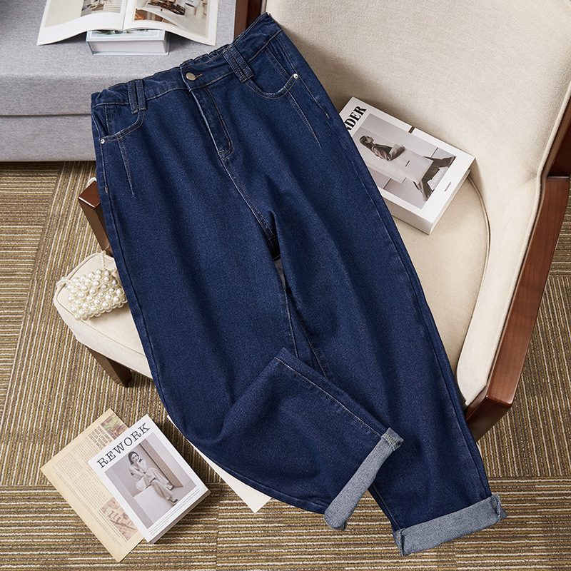Extra Size (4XL-9XL) Plus Size Loose Leg Long Jeans (EXTRA BIG SIZE) β Pluspreorder
