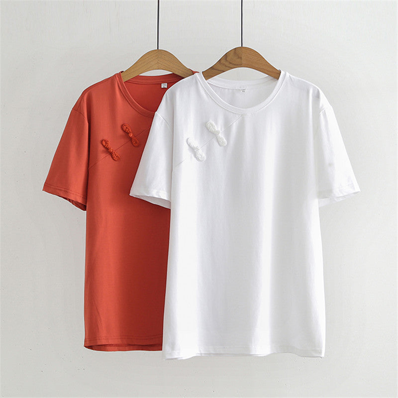 Kandy Plus Size Cheongsam Oriental T Shirt Top