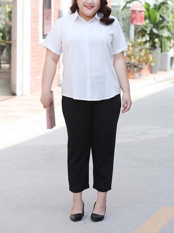 Capri Smart Office Pants (EXTRA BIG SIZE)