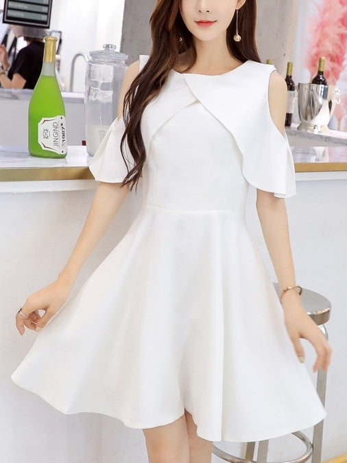 Girls off white dress hotsell