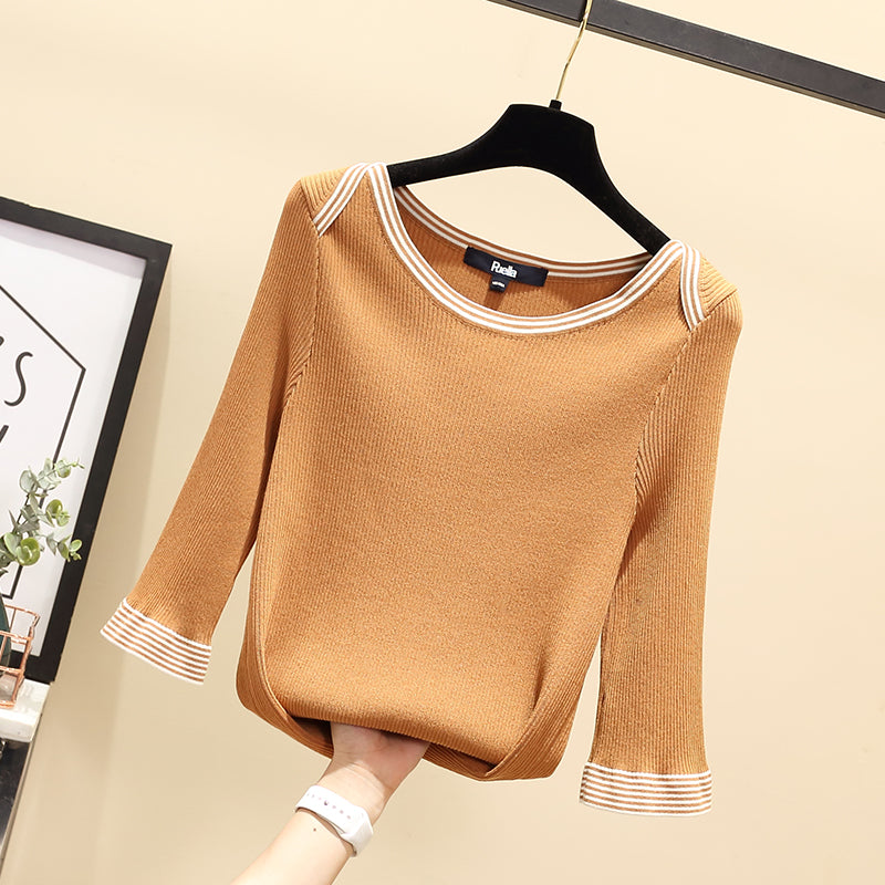 mid sleeve blouse