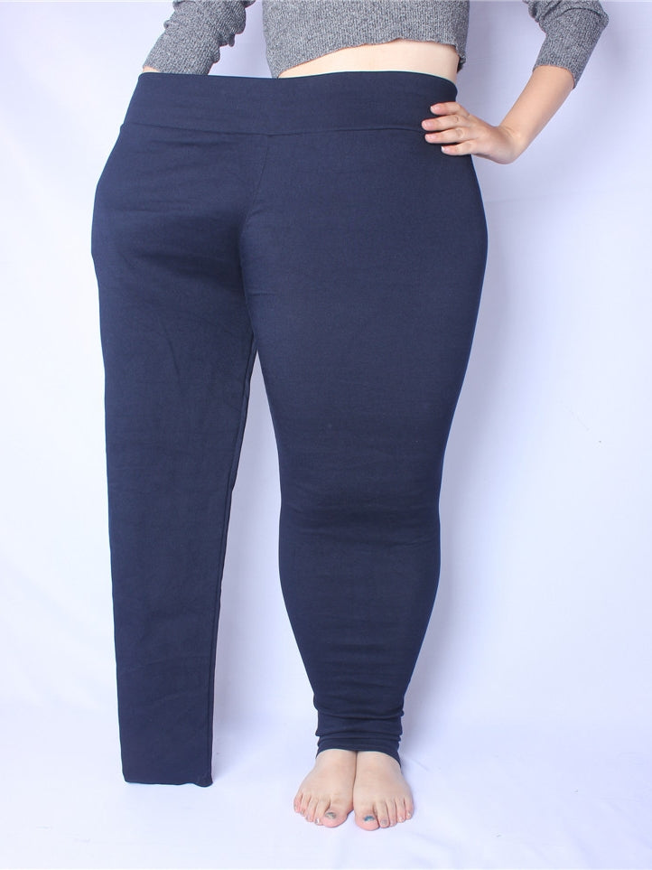 Plus Size Stretchy Long Skinny Pants  (White, Dark Blue, Bright Blue, Black) (EXTRA BIG SIZE)