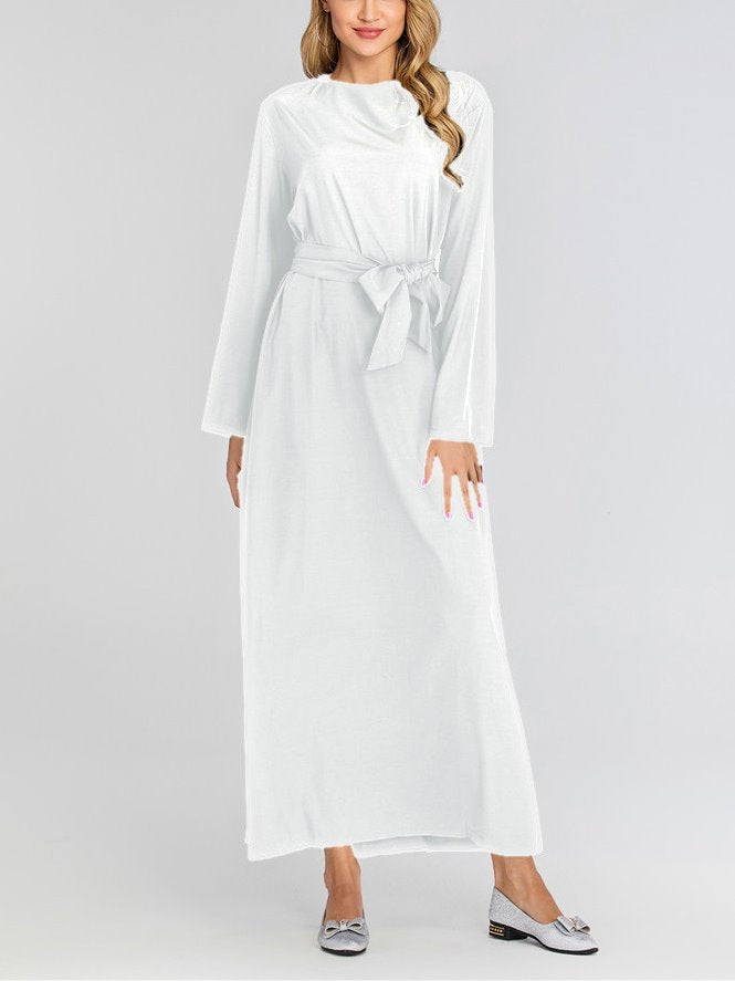 Plus Size Basic Abaya Muslimah Dress