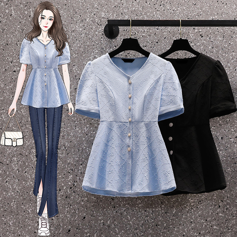 Plus Size Chanelesque Blouse