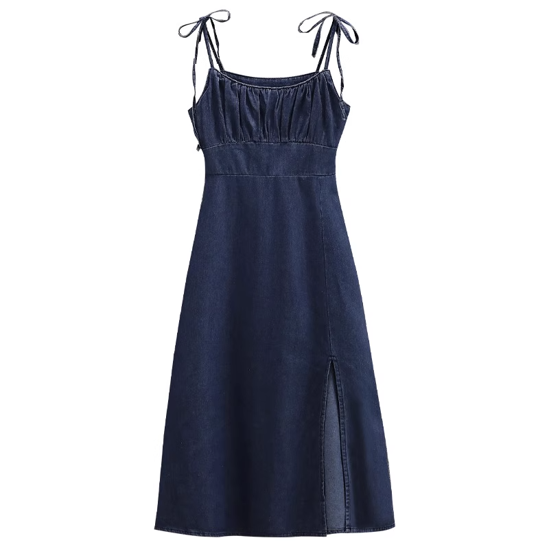 Plus Size Denim Strapless Midi Dress – Pluspreorder