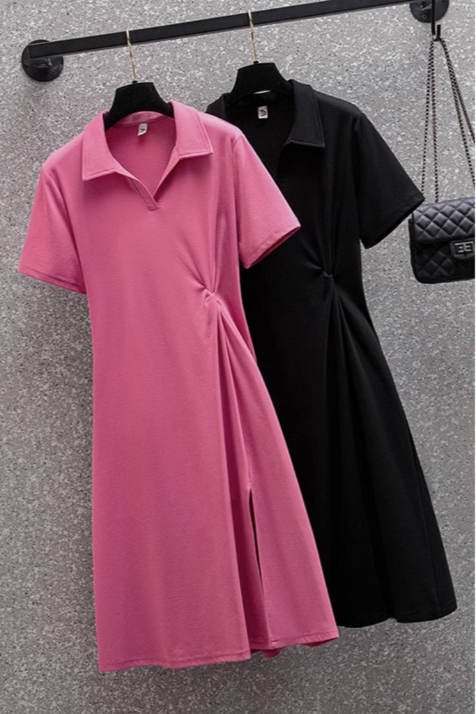 Polo shirt dress plus size Clearance