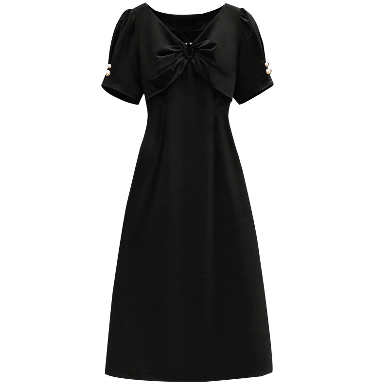 Plus Size Korean Black Dress – Pluspreorder