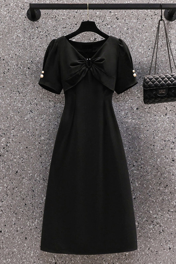 Plus Size Korean Black Dress Pluspreorder Plus Size Korean Black Dress Pluspreorder