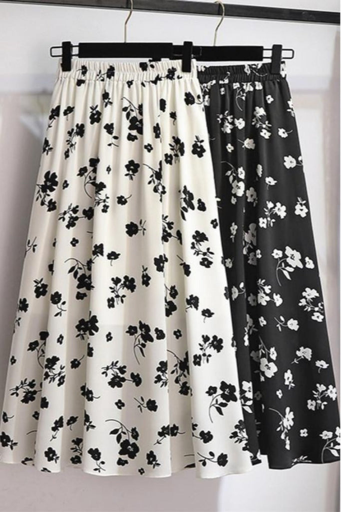 Floral midi skirt 5xl clearance