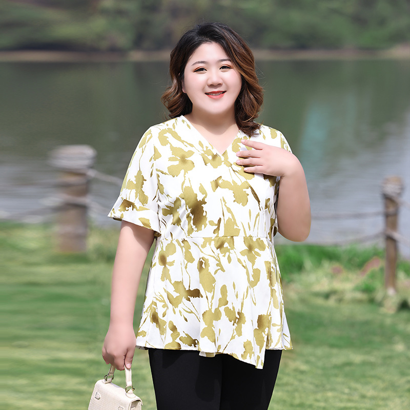 wrap peplum blouse
