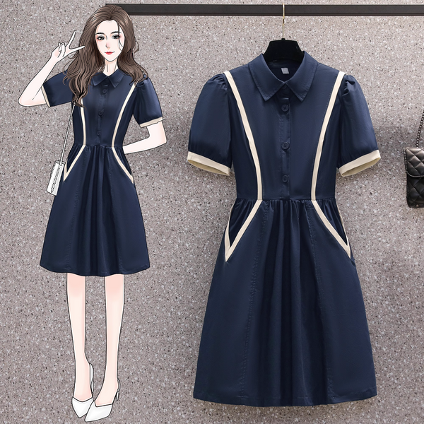 Plus Size Korean Shirt Dress