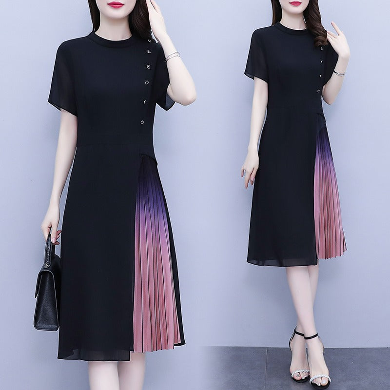 Plus Size Ombre Highwaist Dress
