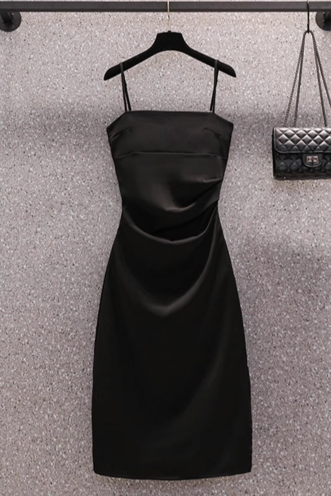 Plus Size Square Neck Drape Cami Dress – Pluspreorder