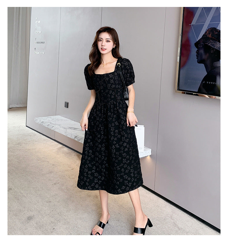 Square neck shop dress plus size
