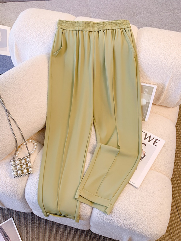 Plus Size Trouser Ninth Length Pants