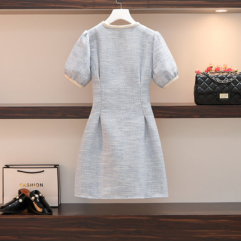 Plus Size Chanel-Esque Tweed Dress