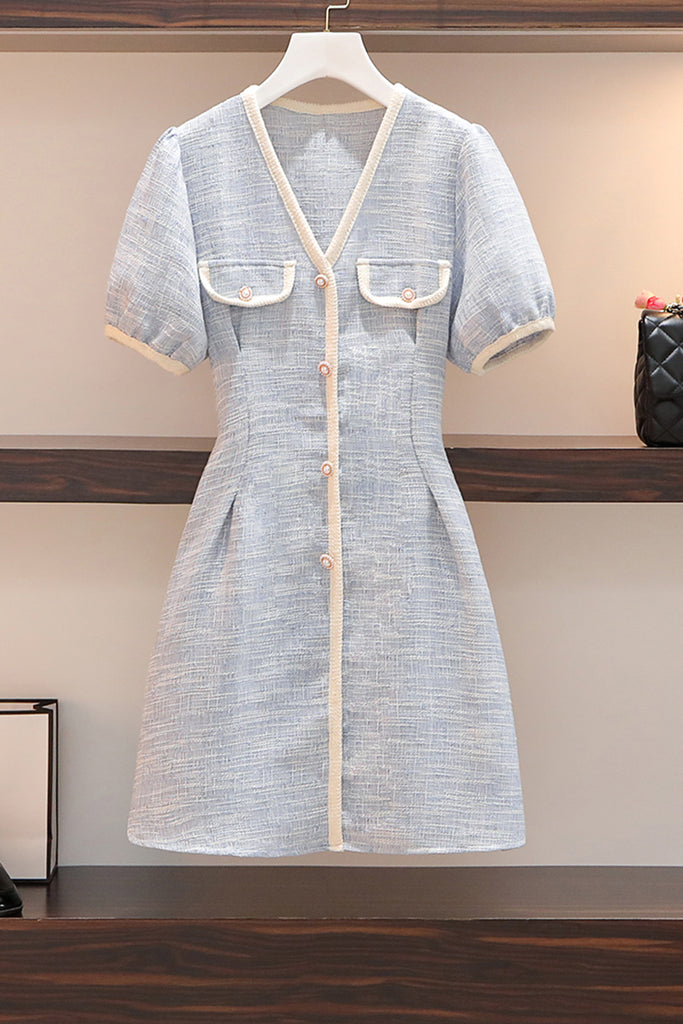 Plus Size Chanel-Esque Tweed Dress – Pluspreorder
