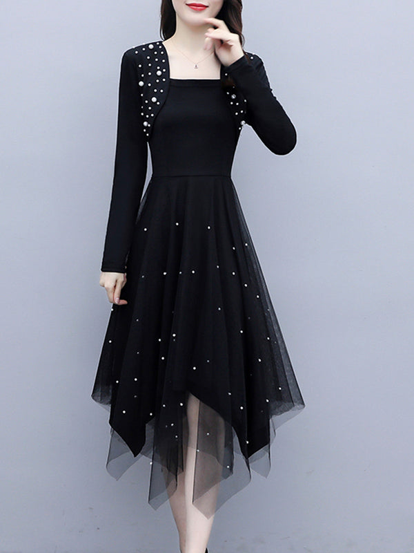 Plus Size Pearl Tulle Fairy Dress