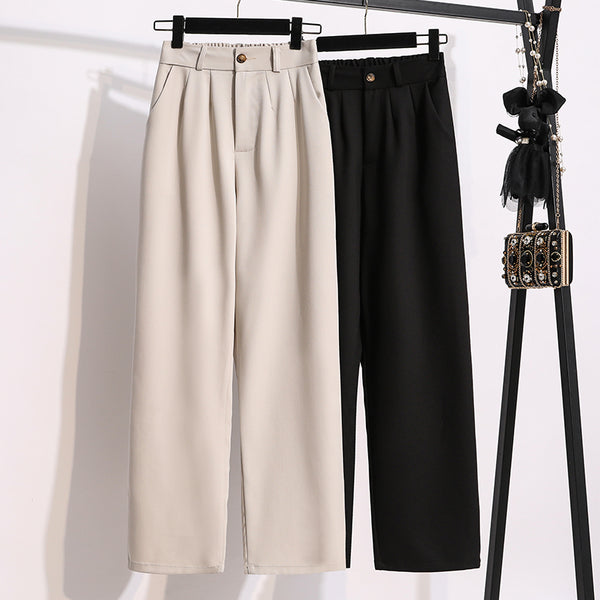 Plus Size Trouser Straight Leg Pants