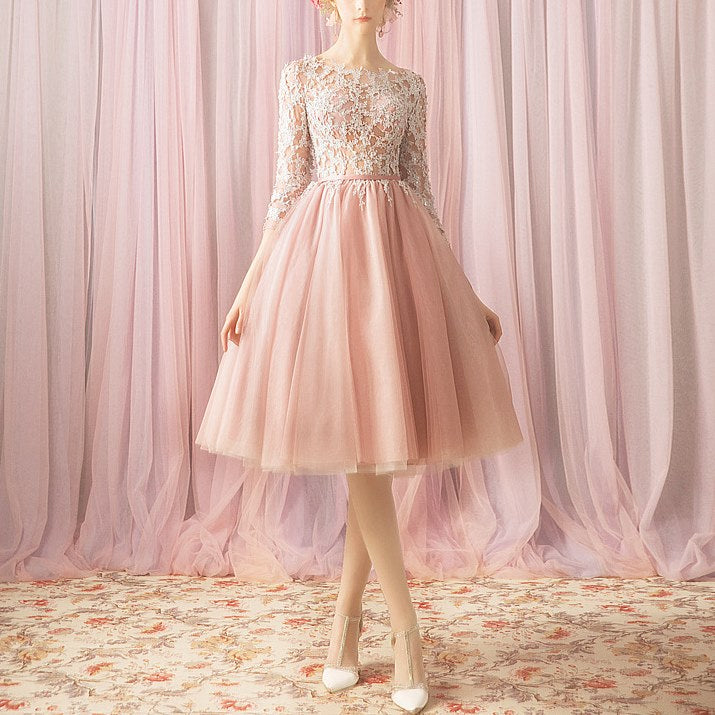 plus size lace tulle frock