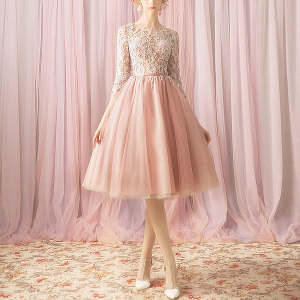 plus size lace tulle frock